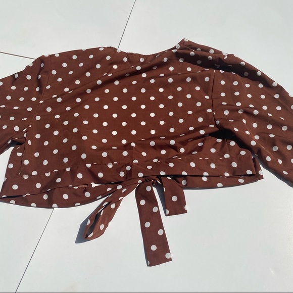 Nasty Gal tie front Top - Picture 3 of 4